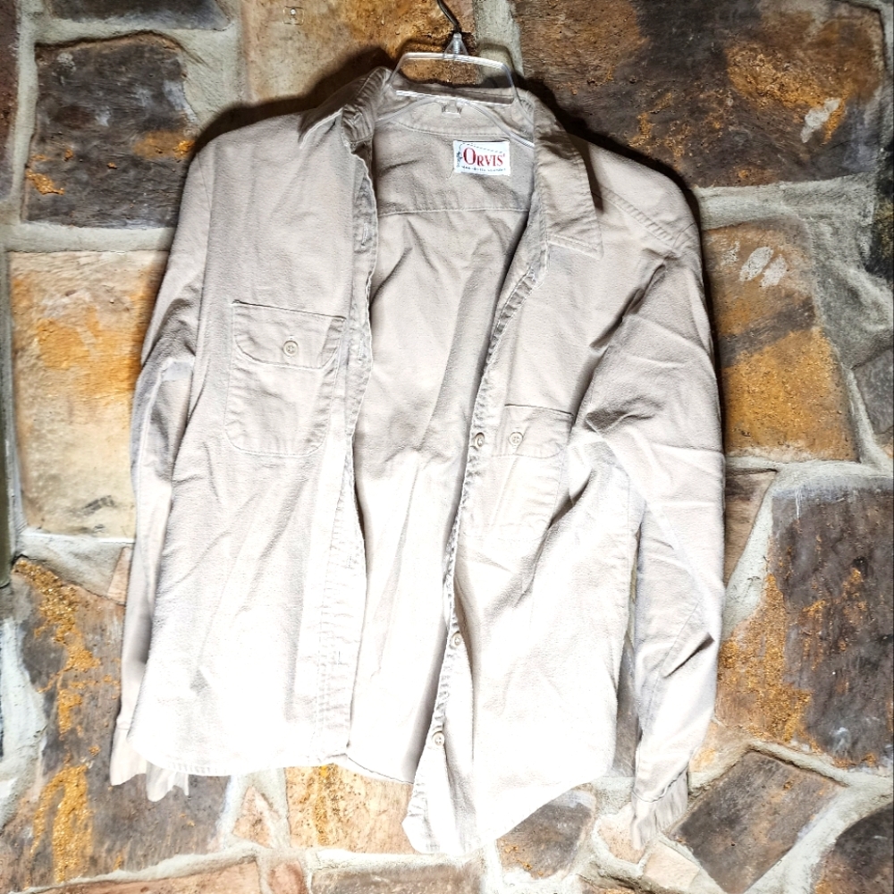 Orvis Tan Button Down - image 1